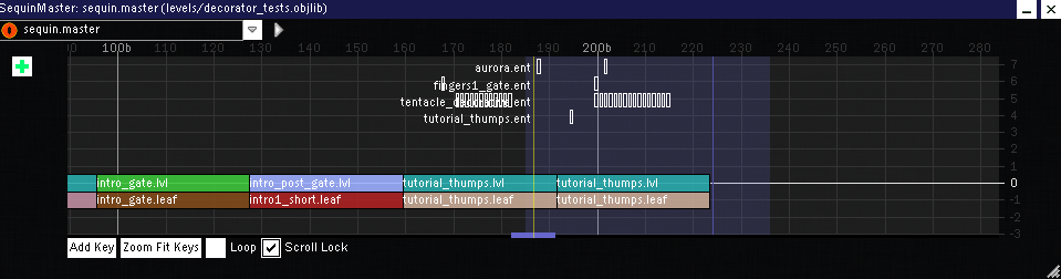 A screenshot of Drool's Editor with a .master Object open